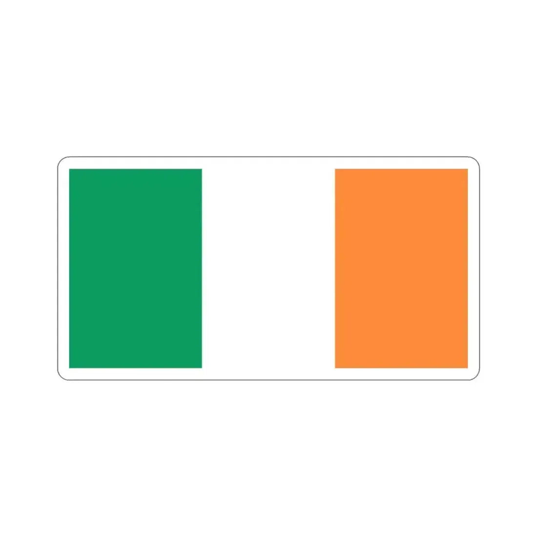 Flag of Ireland STICKER Vinyl Die-Cut Decal 2 Inch - The Sticker Space