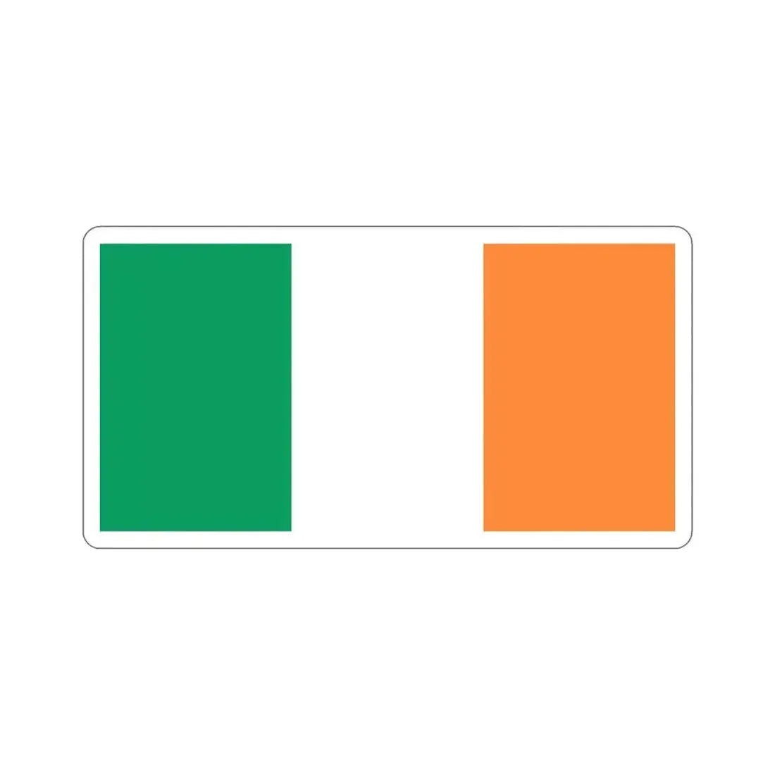 Flag of Ireland STICKER Vinyl Die-Cut Decal 3 Inch - The Sticker Space