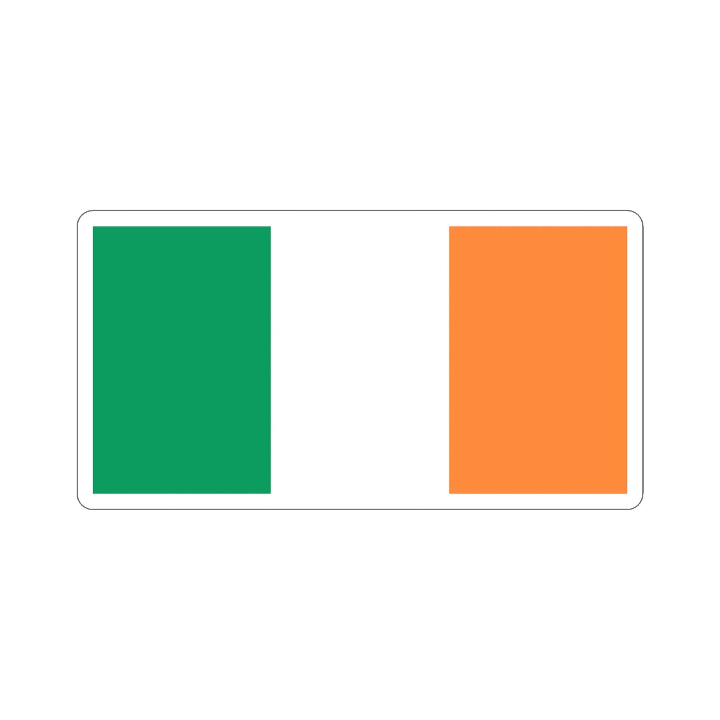 Flag of Ireland STICKER Vinyl Die-Cut Decal-4 Inch-The Sticker Space