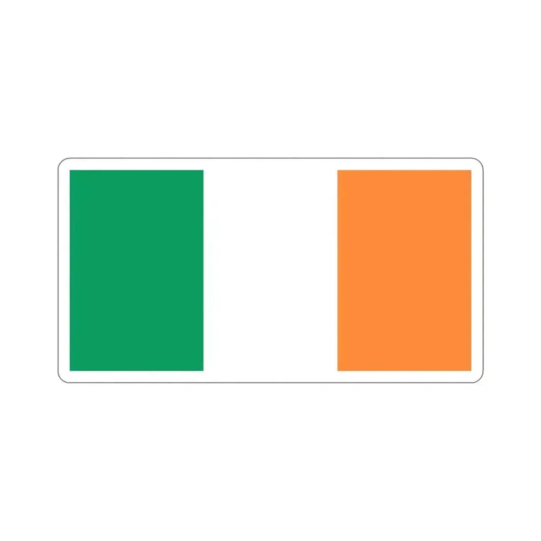 Flag of Ireland STICKER Vinyl Die-Cut Decal 4 Inch - The Sticker Space