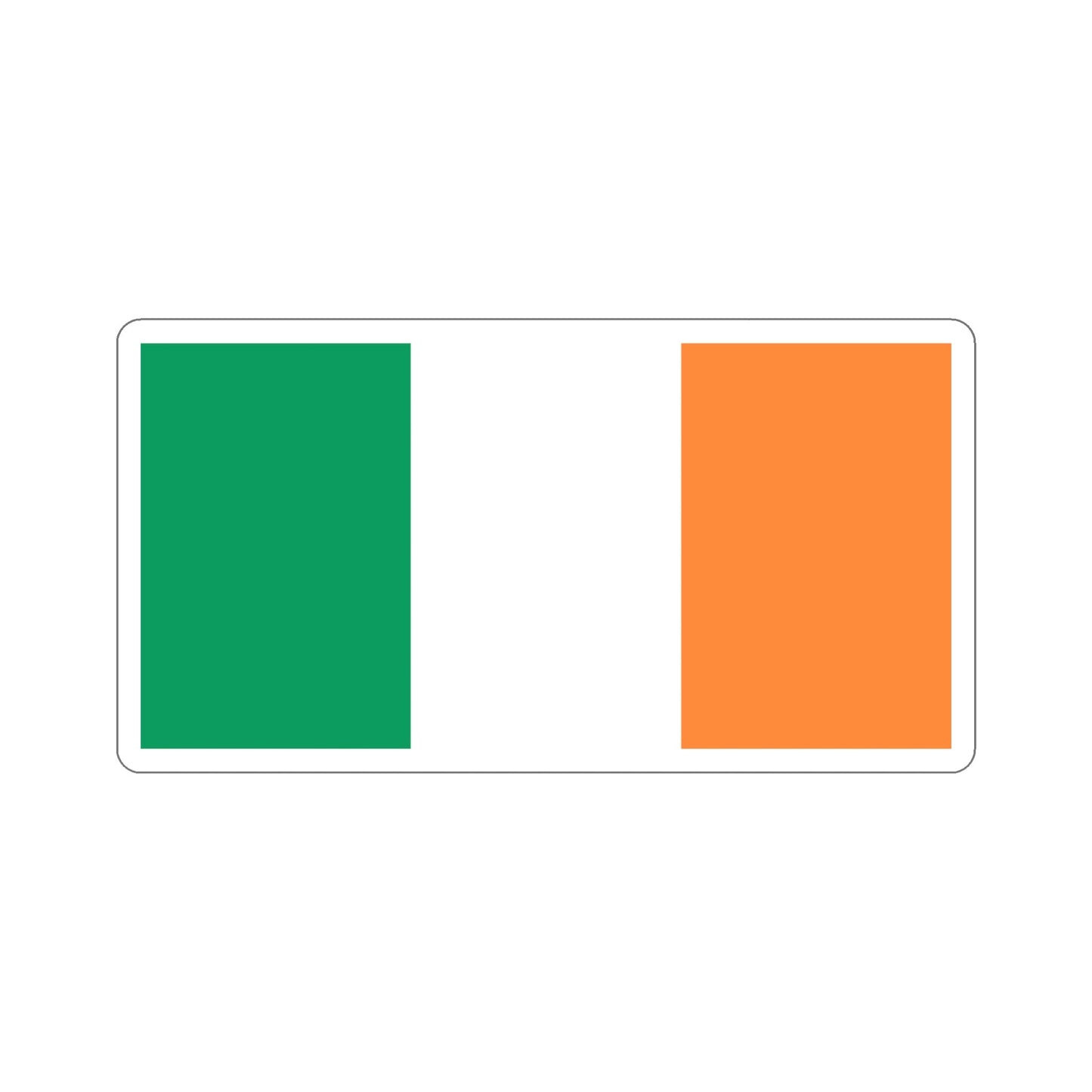 Flag of Ireland STICKER Vinyl Die-Cut Decal-5 Inch-The Sticker Space