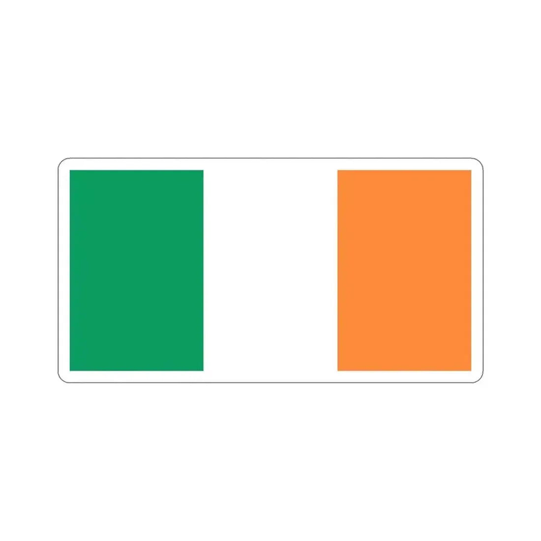 Flag of Ireland STICKER Vinyl Die-Cut Decal 5 Inch - The Sticker Space