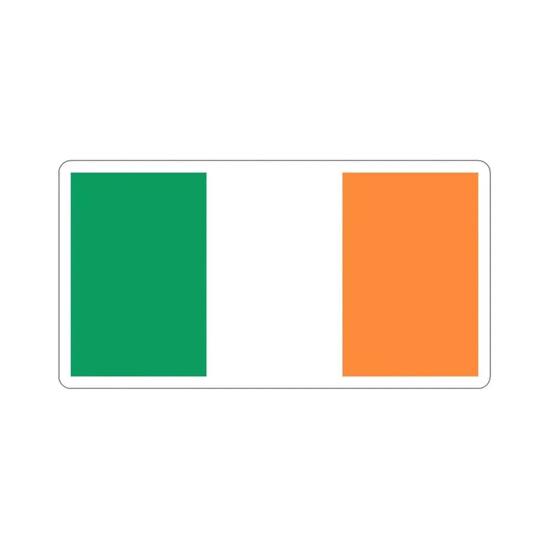 Flag of Ireland STICKER Vinyl Die-Cut Decal 5 Inch - The Sticker Space