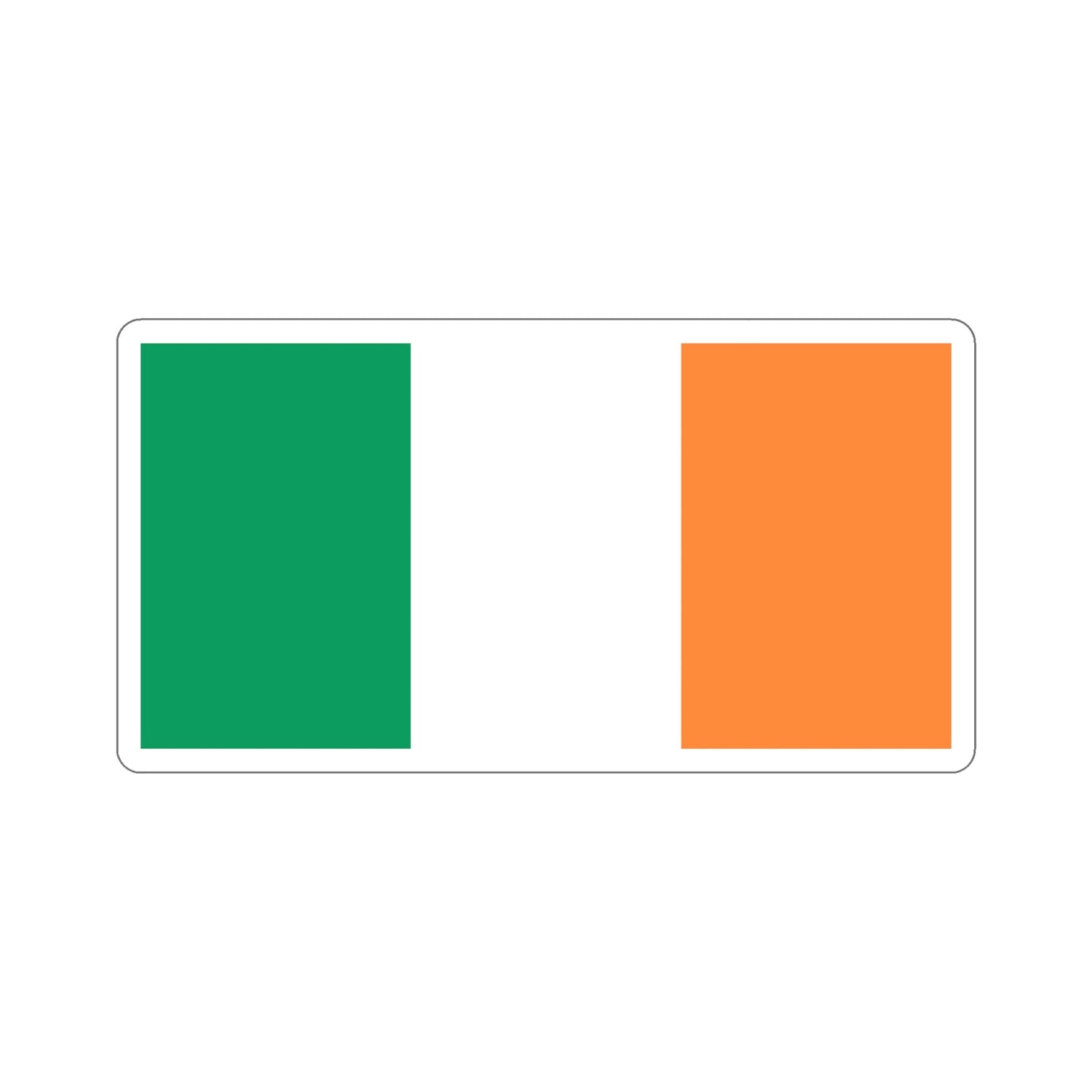 Flag of Ireland STICKER Vinyl Die-Cut Decal-6 Inch-The Sticker Space