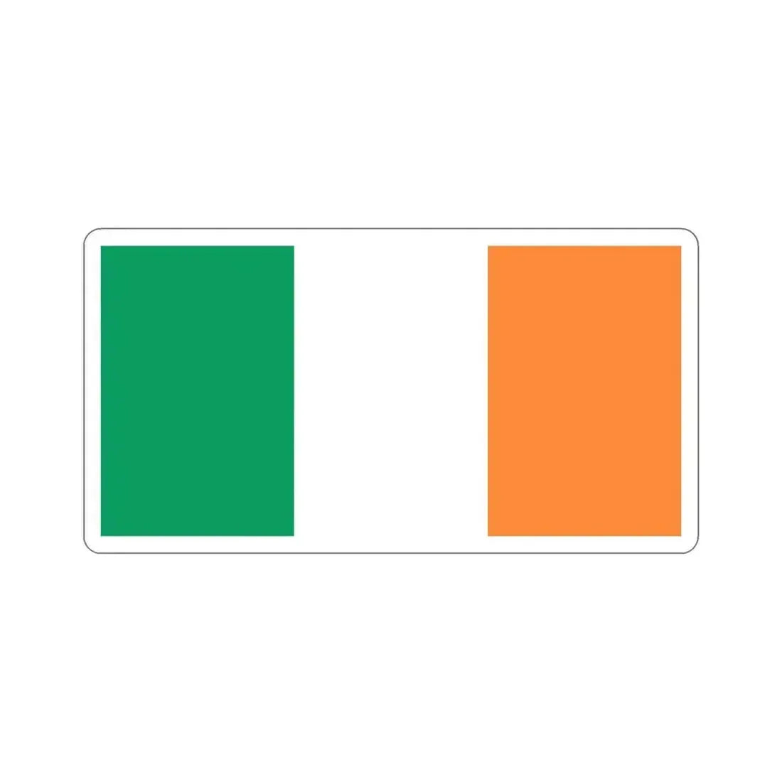 Flag of Ireland STICKER Vinyl Die-Cut Decal 6 Inch - The Sticker Space