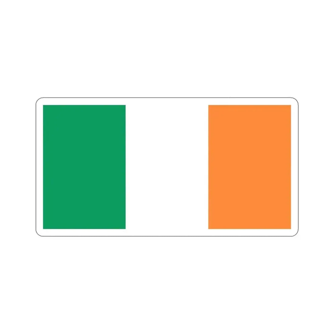 Flag of Ireland STICKER Vinyl Die-Cut Decal - The Sticker Space
