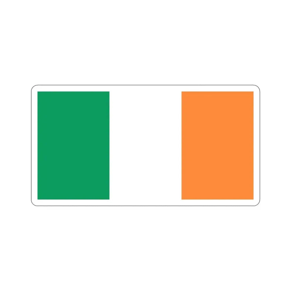 Flag of Ireland STICKER Vinyl Die-Cut Decal - The Sticker Space