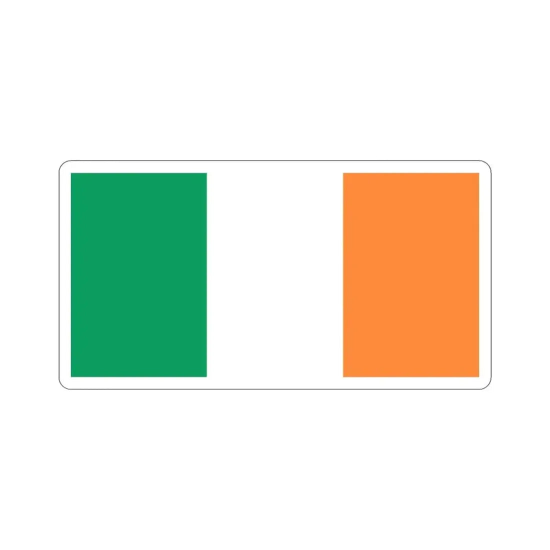 Flag of Ireland STICKER Vinyl Die-Cut Decal - The Sticker Space