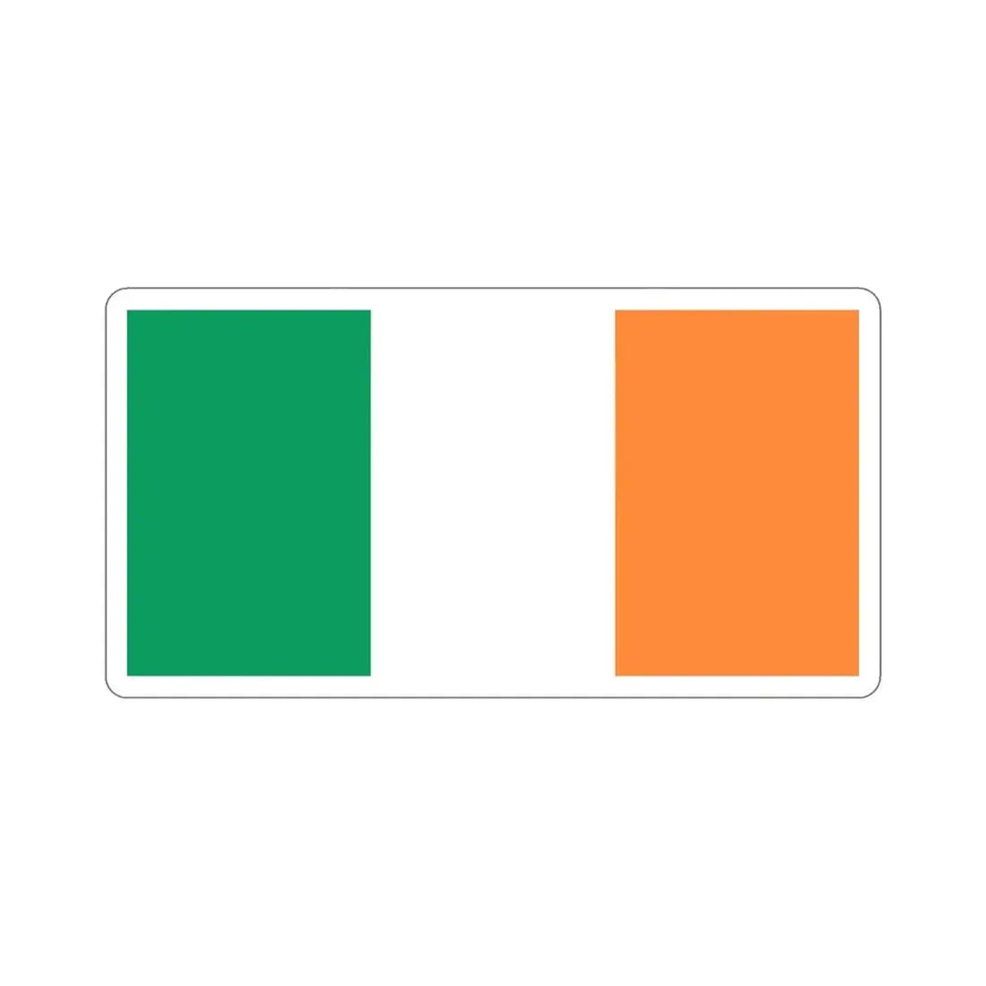 Flag of Ireland STICKER Vinyl Die-Cut Decal - The Sticker Space