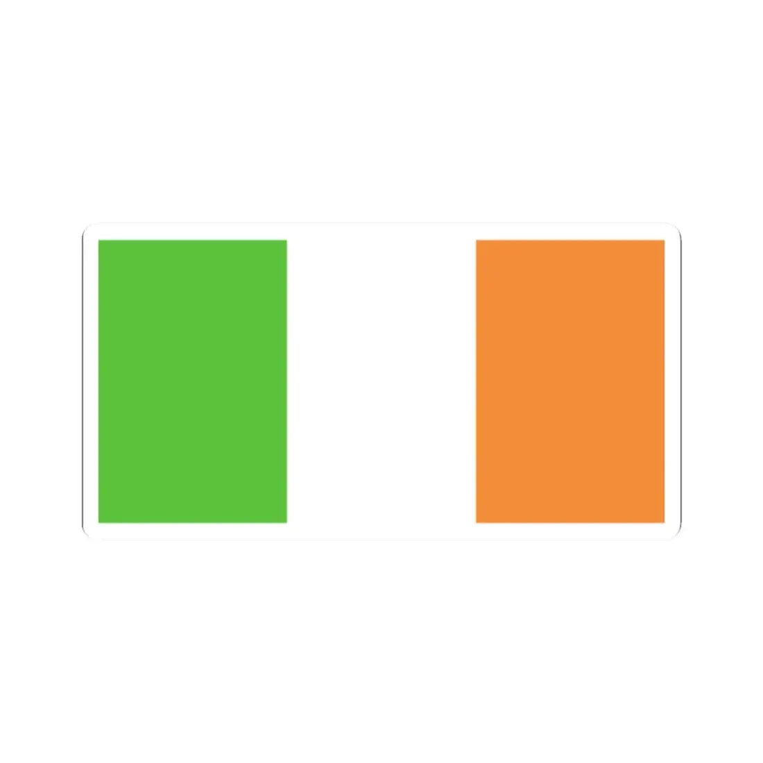 Flag of Ireland WFB 2000 (Ireland) STICKER Vinyl Kiss-Cut Decal 2 Inch White - The Sticker Space