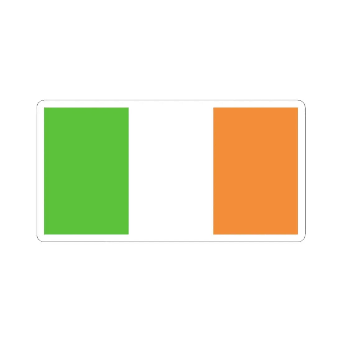 Flag of Ireland WFB 2000 (Ireland) STICKER Vinyl Kiss-Cut Decal 6 Inch White - The Sticker Space