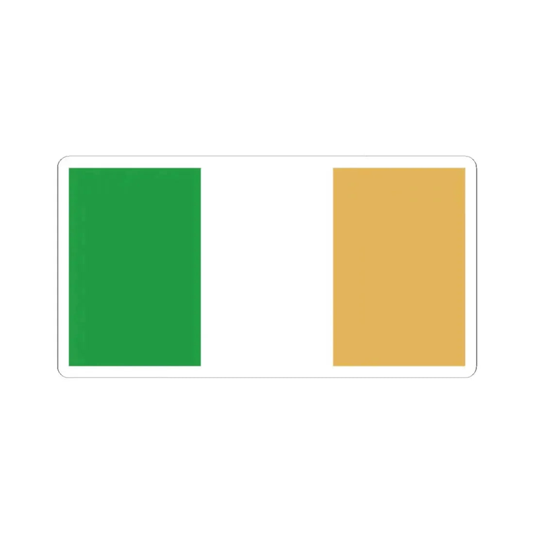 Flag of Ireland WFB 2004 (Ireland) STICKER Vinyl Kiss-Cut Decal 4 Inch White - The Sticker Space