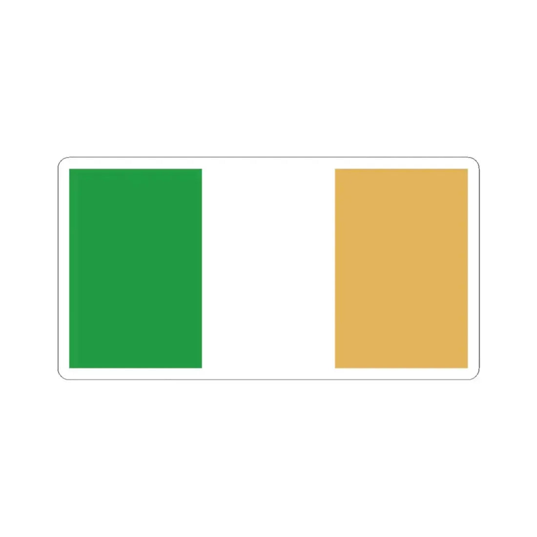 Flag of Ireland WFB 2004 (Ireland) STICKER Vinyl Kiss-Cut Decal 6 Inch White - The Sticker Space