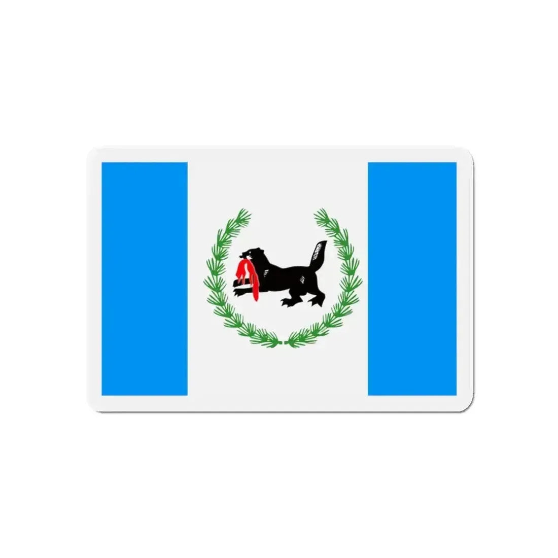 Flag of Irkutsk Oblast Russia - Refrigerator Magnet - The Sticker Space