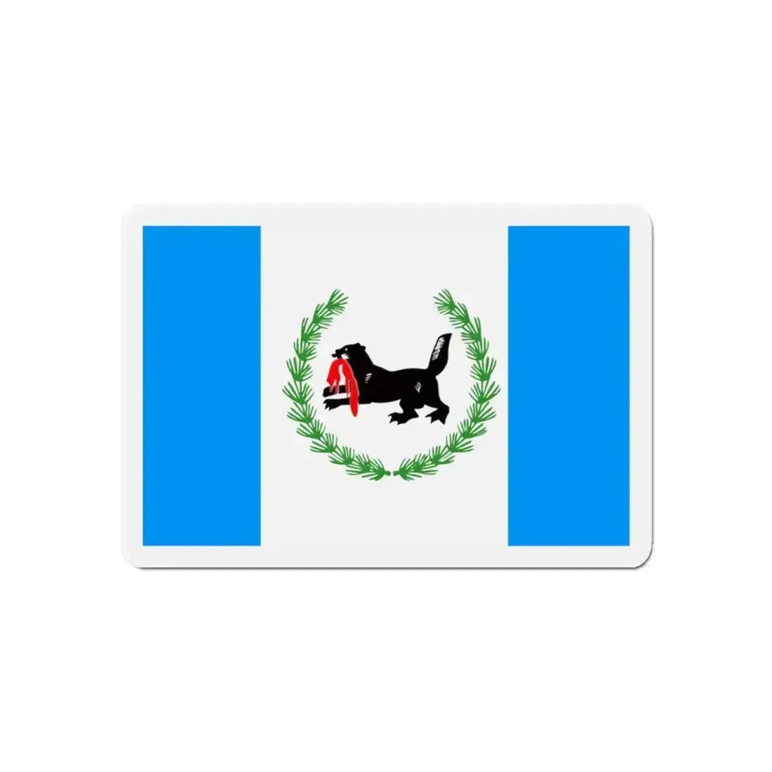 Flag of Irkutsk Oblast Russia - Refrigerator Magnet - The Sticker Space