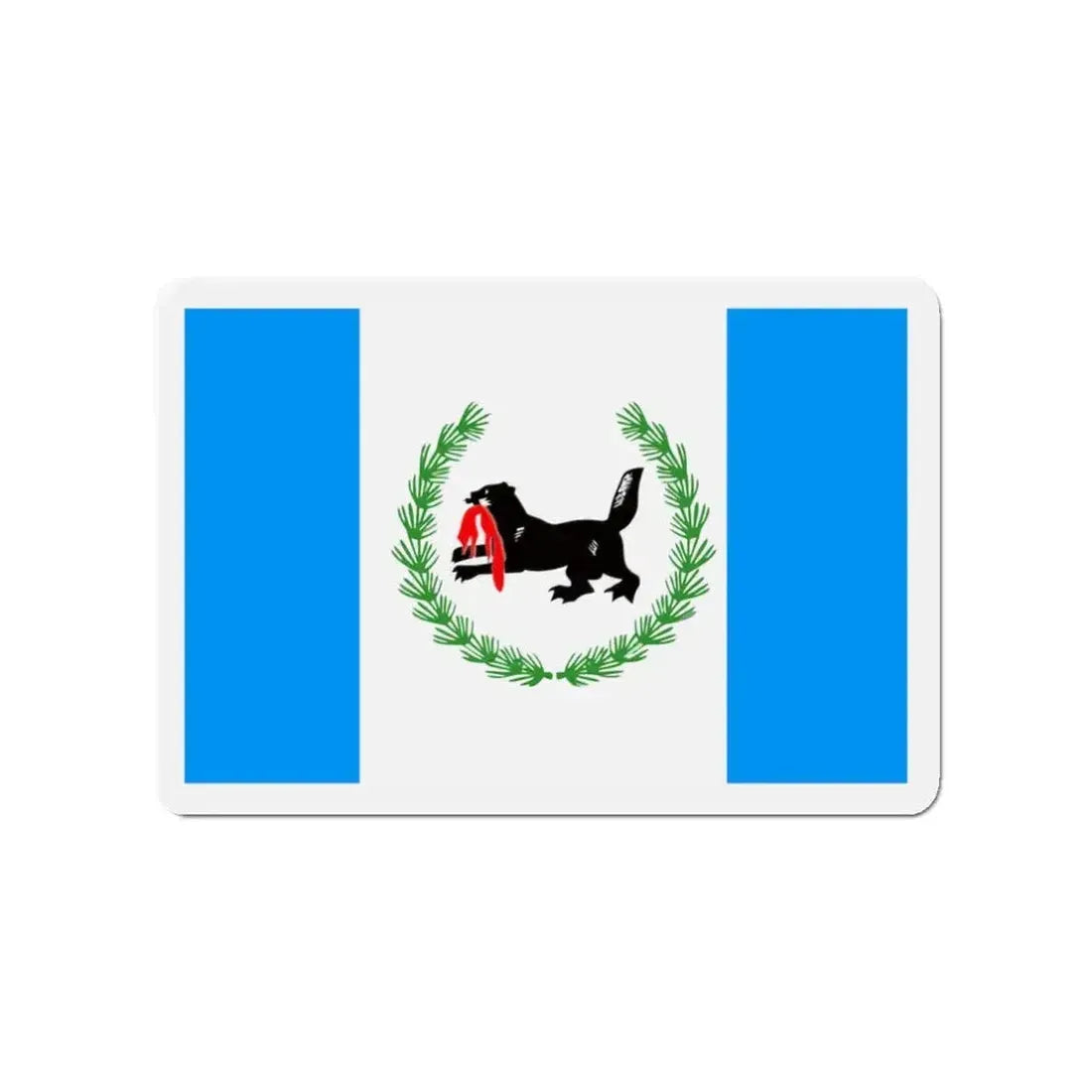 Flag of Irkutsk Oblast Russia - Refrigerator Magnet - The Sticker Space