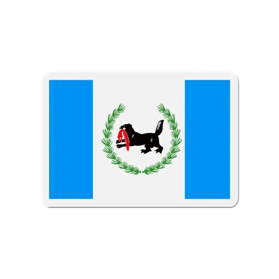Flag of Irkutsk Oblast Russia - Refrigerator Magnet - The Sticker Space