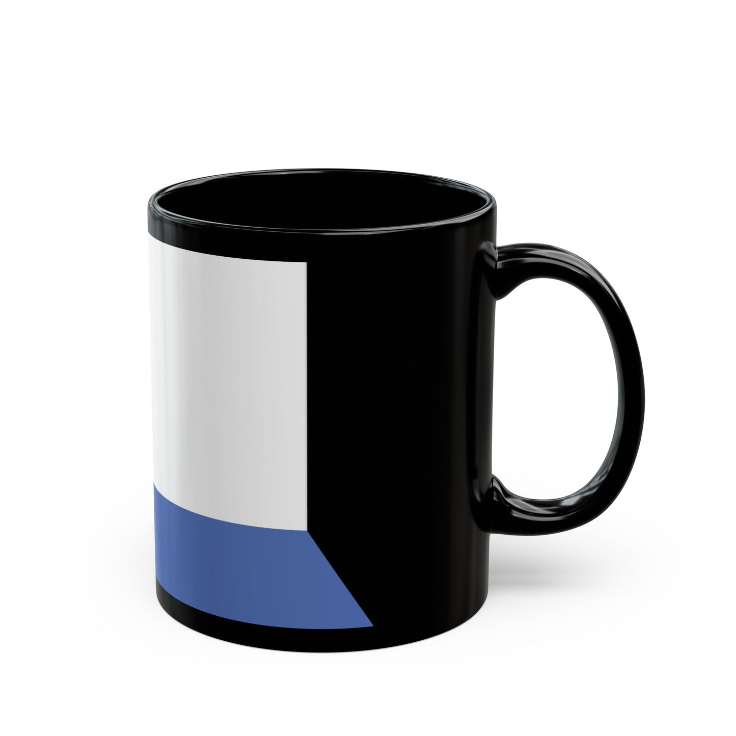 Flag of Irkutsk Russia - Black Coffee Mug-The Sticker Space