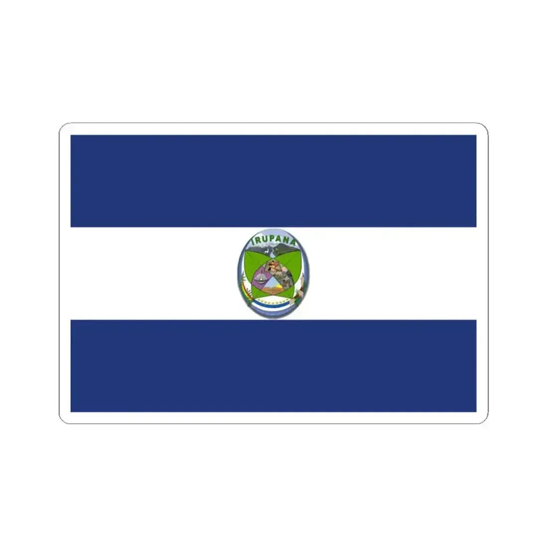 Flag of Irupana (Bolivia) STICKER Vinyl Kiss-Cut Decal 3 Inch White - The Sticker Space