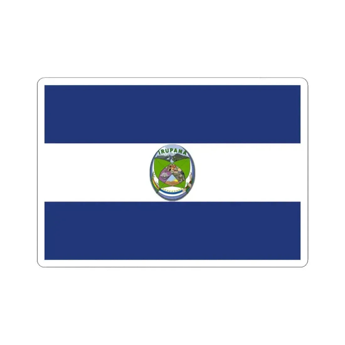 Flag of Irupana (Bolivia) STICKER Vinyl Kiss-Cut Decal 4 Inch White - The Sticker Space