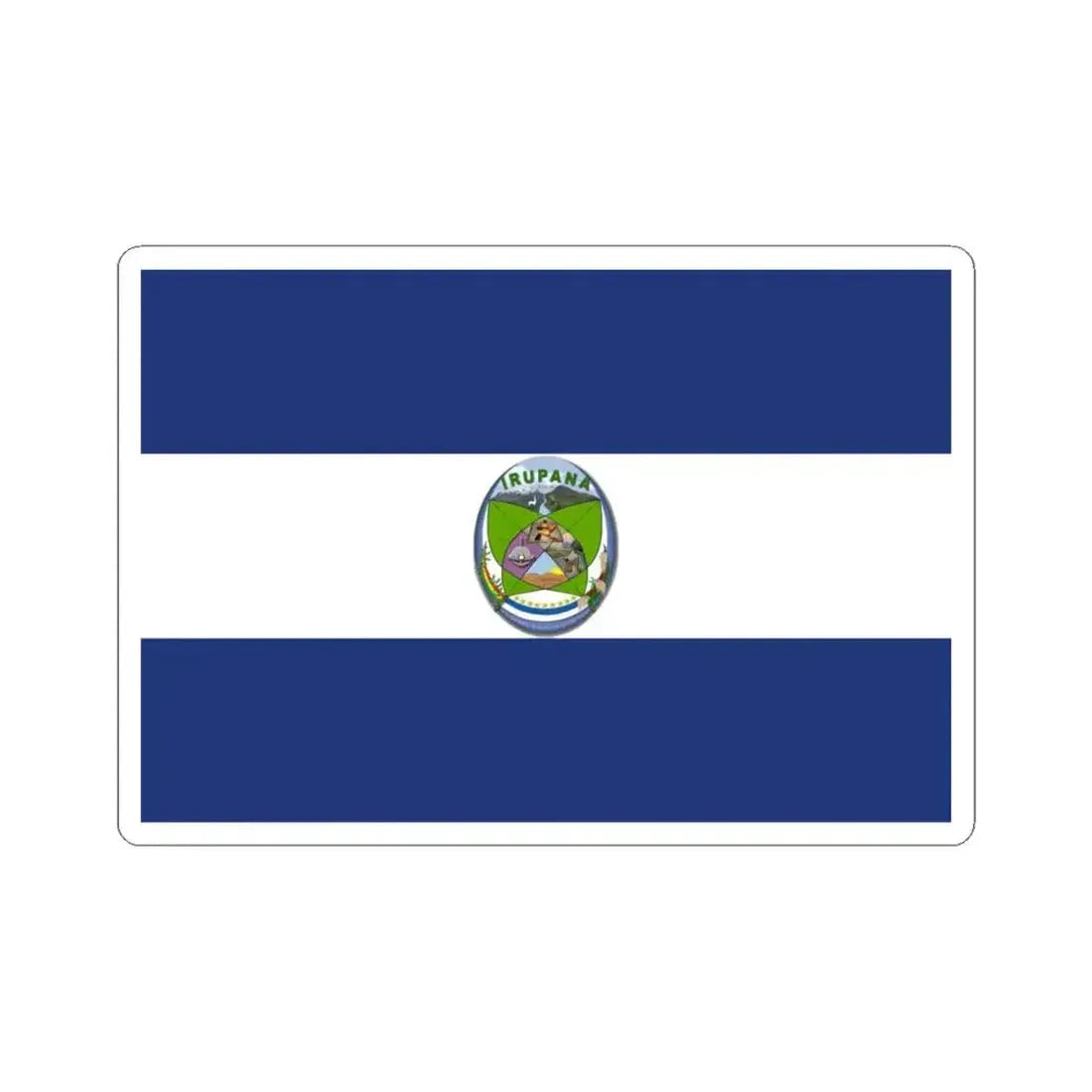 Flag of Irupana (Bolivia) STICKER Vinyl Kiss-Cut Decal 6 Inch White - The Sticker Space
