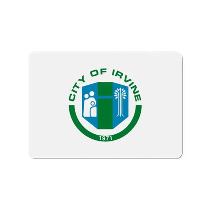 Flag of Irvine California - Refrigerator Magnet 2 Inch - The Sticker Space