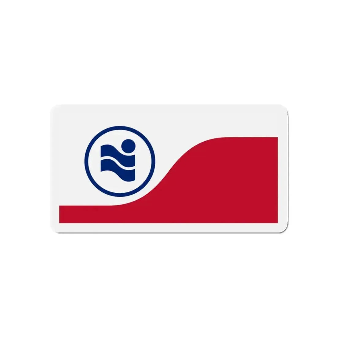 Flag of Irving Texas - Refrigerator Magnet 4 Inch - The Sticker Space