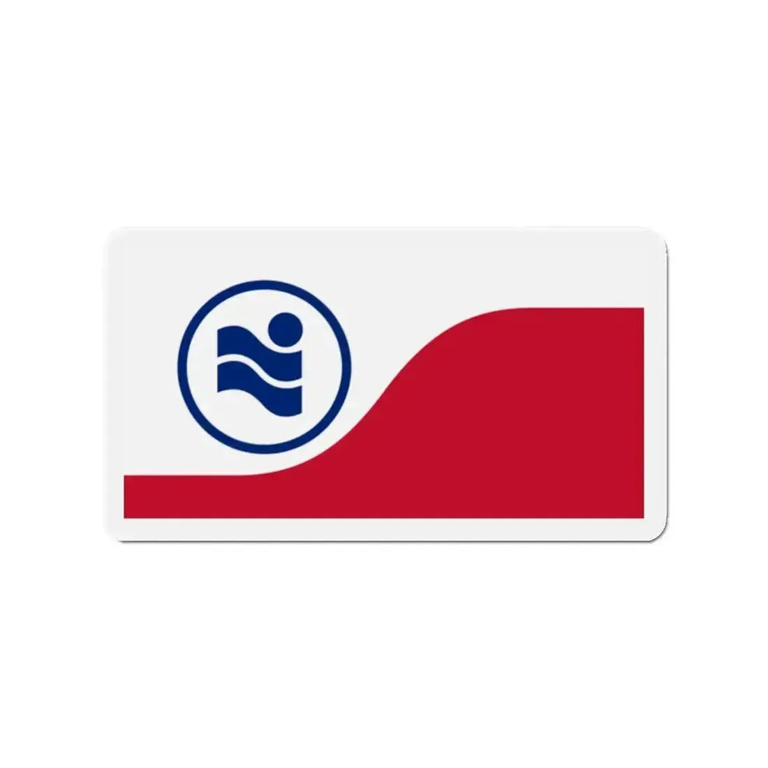 Flag of Irving Texas - Refrigerator Magnet - The Sticker Space