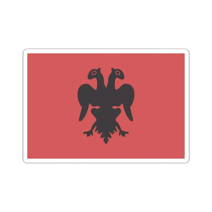 Flag of Isa Boletini 1910 (Albania) STICKER Vinyl Kiss-Cut Decal 3 Inch White - The Sticker Space