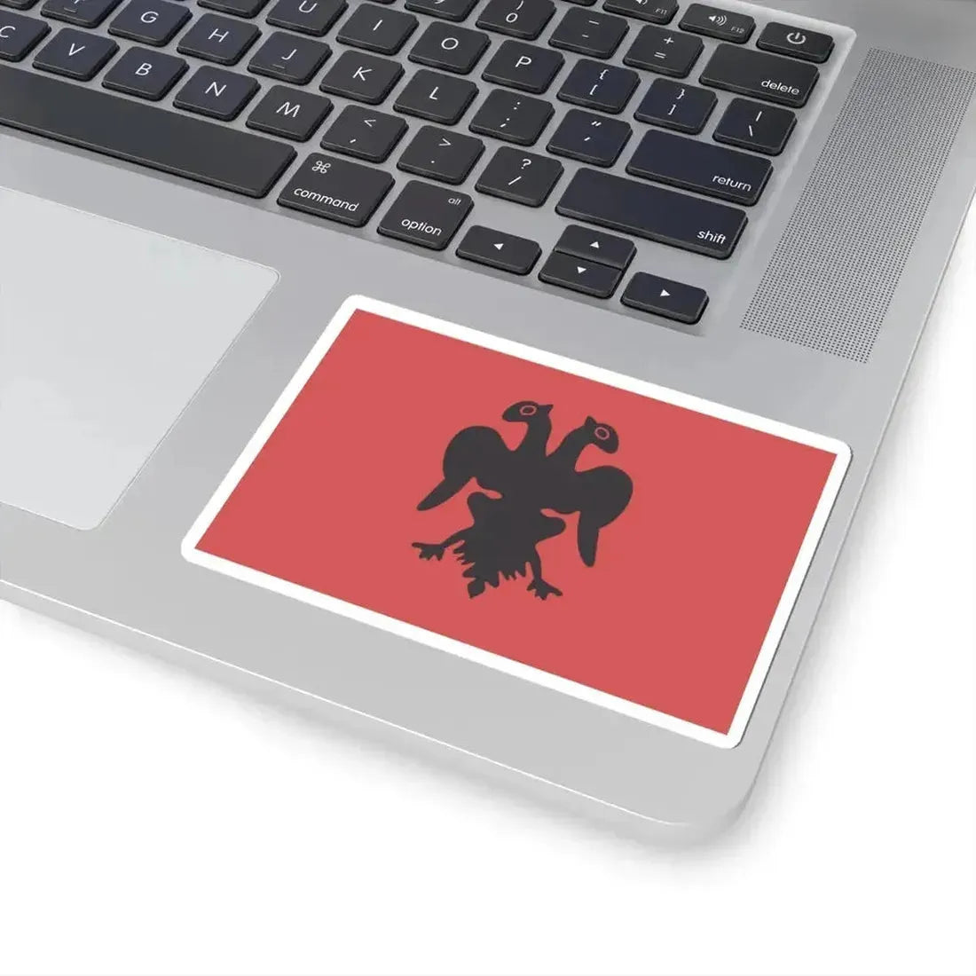 Flag of Isa Boletini 1910 (Albania) STICKER Vinyl Kiss-Cut Decal - The Sticker Space