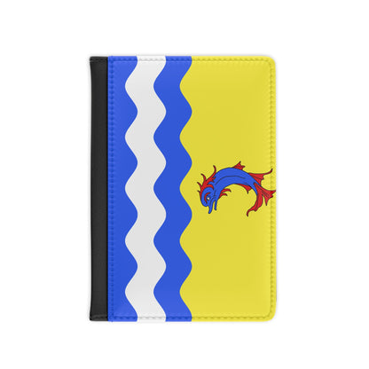 Flag of Isère France - Passport Holder-3.9" x 5.8"-The Sticker Space