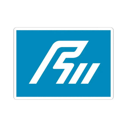 Flag of Ishikawa Prefecture Japan - STICKER Vinyl Kiss-Cut Decal 2 Inch White - The Sticker Space