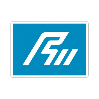 Flag of Ishikawa Prefecture Japan - STICKER Vinyl Kiss-Cut Decal 4 Inch White - The Sticker Space