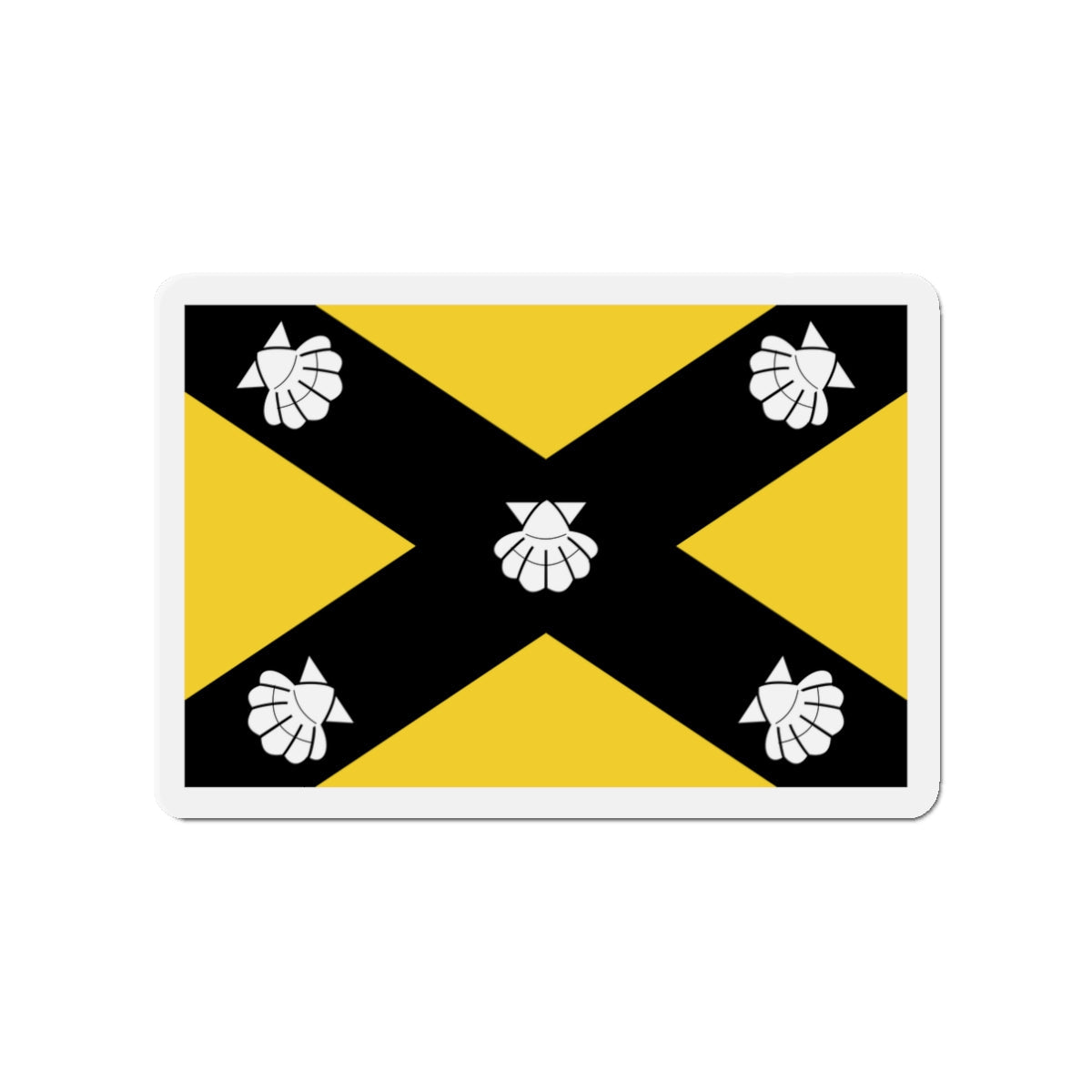 Flag of Isla Malta - Die-Cut Magnet-3" x 3"-The Sticker Space