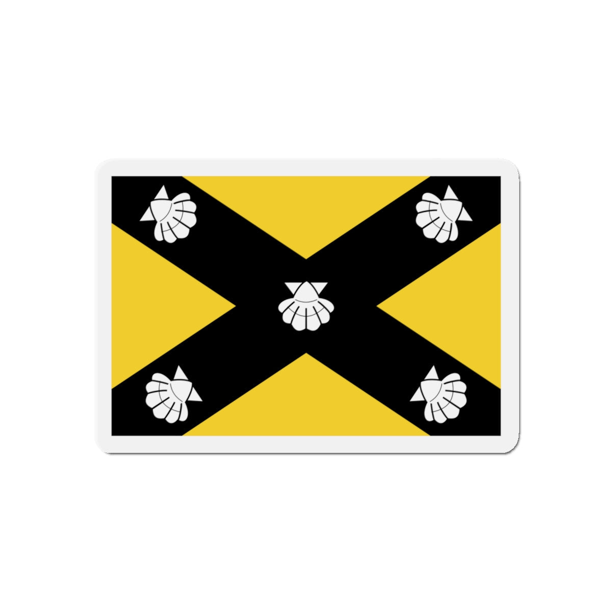 Flag of Isla Malta - Die-Cut Magnet-5" x 5"-The Sticker Space