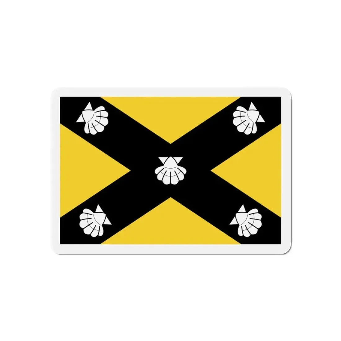 Flag of Isla Malta - Refrigerator Magnet 4 Inch - The Sticker Space