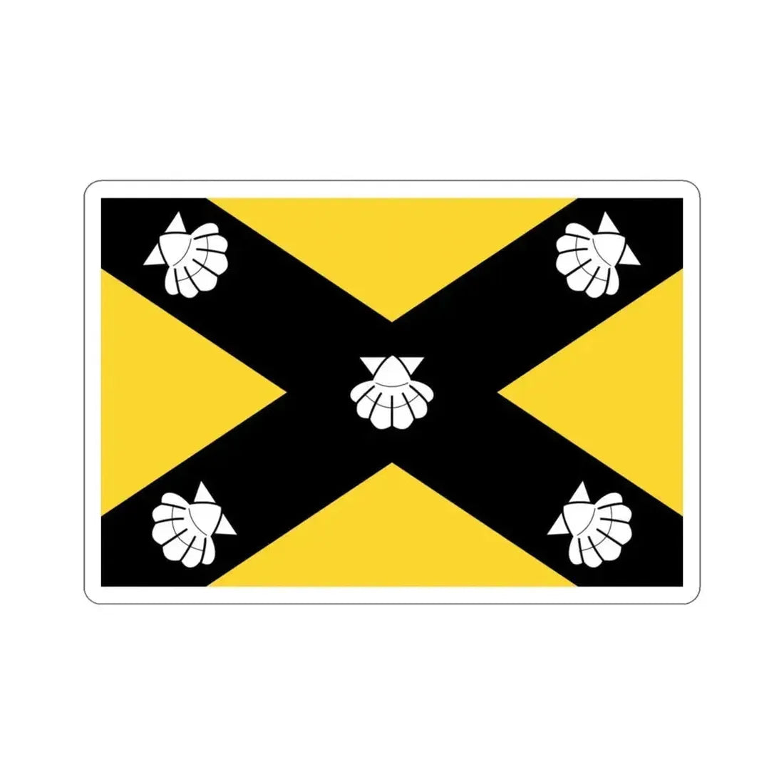 Flag of Isla Malta STICKER Vinyl Die-Cut Decal 3 Inch - The Sticker Space