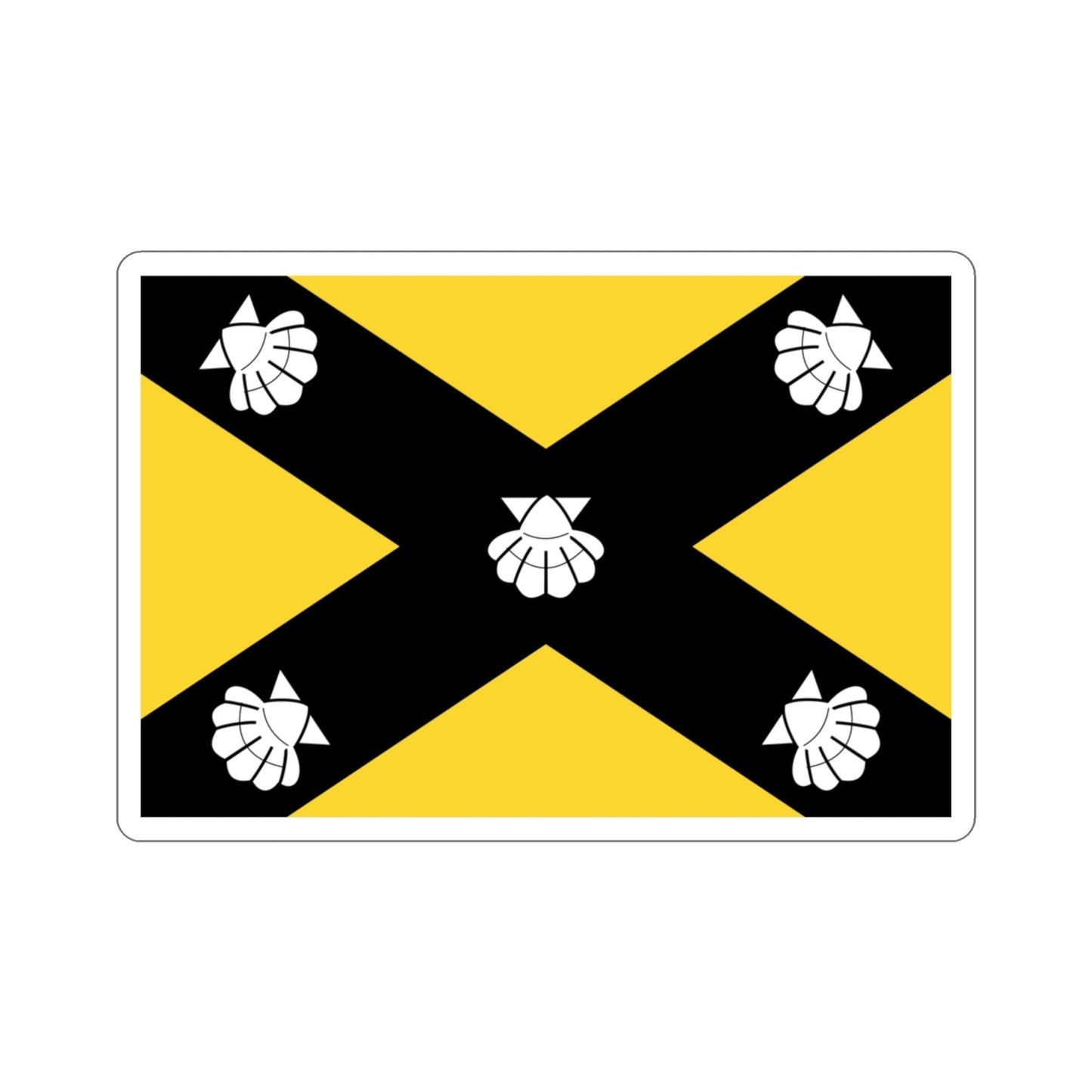 Flag of Isla Malta STICKER Vinyl Die-Cut Decal-3 Inch-The Sticker Space