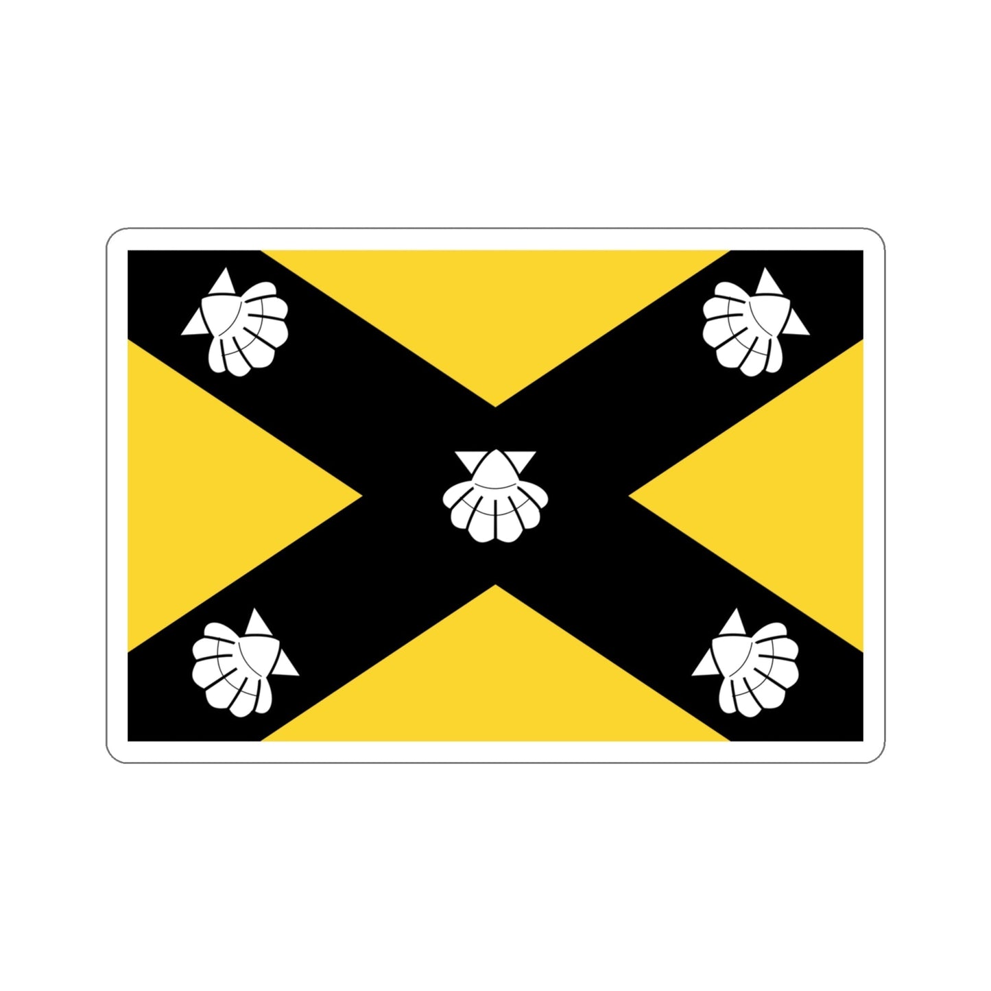 Flag of Isla Malta STICKER Vinyl Die-Cut Decal-4 Inch-The Sticker Space