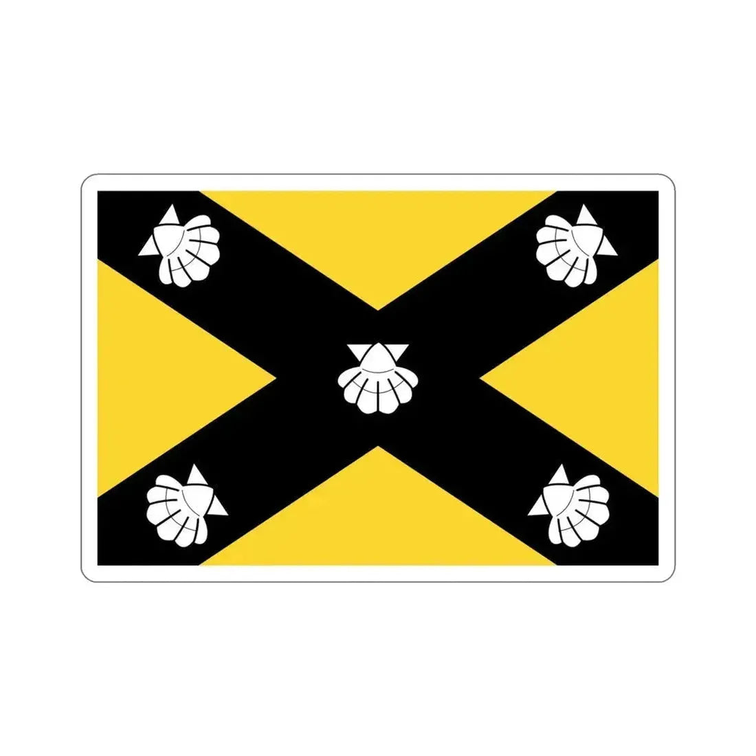 Flag of Isla Malta STICKER Vinyl Die-Cut Decal 5 Inch - The Sticker Space