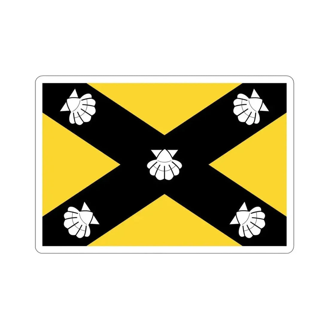Flag of Isla Malta STICKER Vinyl Die-Cut Decal 5 Inch - The Sticker Space