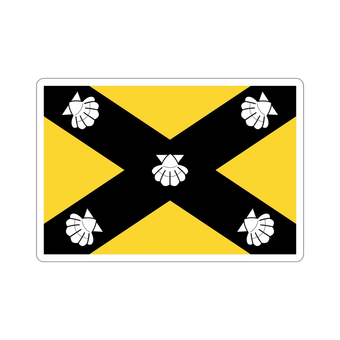 Flag of Isla Malta STICKER Vinyl Die-Cut Decal-5 Inch-The Sticker Space