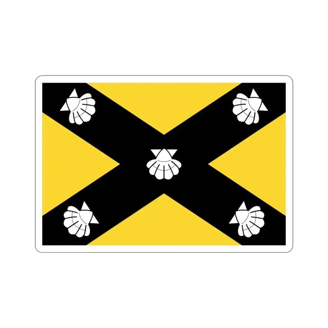 Flag of Isla Malta STICKER Vinyl Die-Cut Decal 6 Inch - The Sticker Space