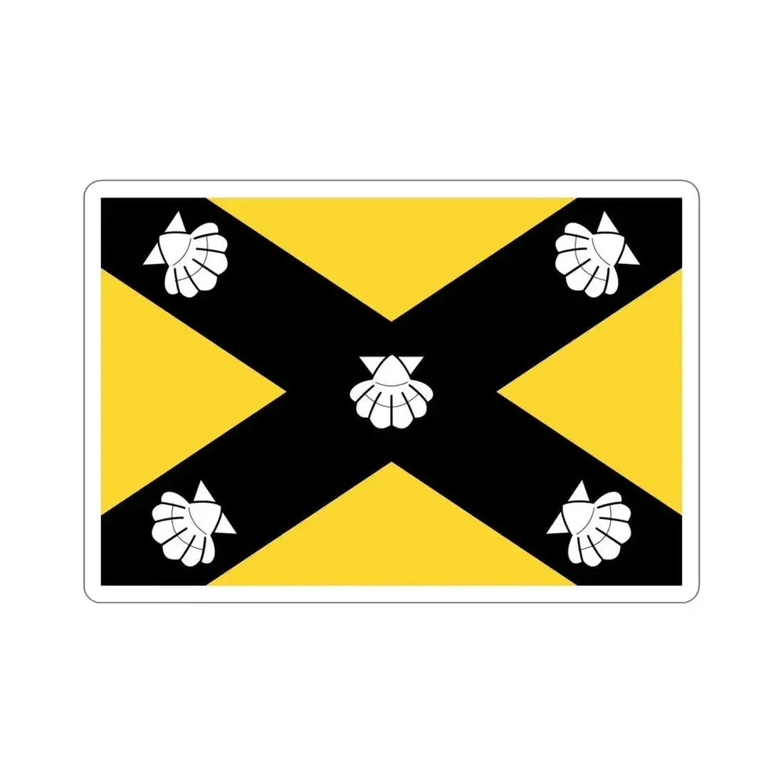 Flag of Isla Malta STICKER Vinyl Die-Cut Decal 6 Inch - The Sticker Space