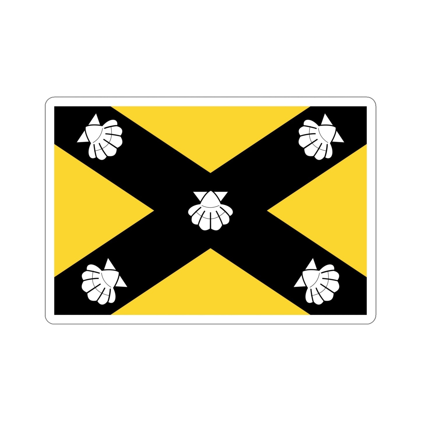 Flag of Isla Malta STICKER Vinyl Die-Cut Decal-6 Inch-The Sticker Space