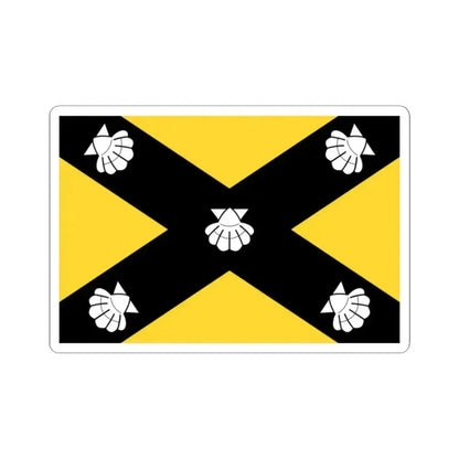 Flag of Isla Malta - STICKER Vinyl Kiss-Cut Decal 2 Inch White - The Sticker Space