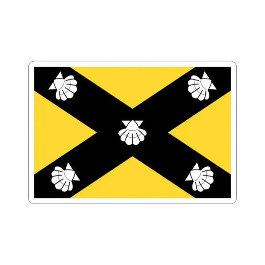 Flag of Isla Malta - STICKER Vinyl Kiss-Cut Decal 2 Inch White - The Sticker Space