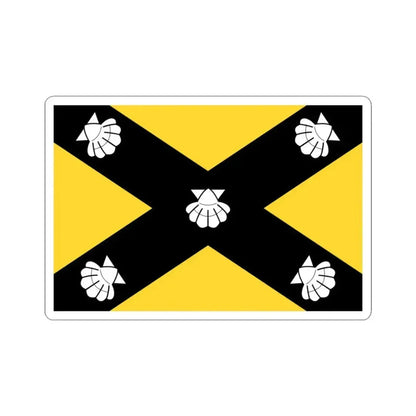 Flag of Isla Malta - STICKER Vinyl Kiss-Cut Decal 3 Inch White - The Sticker Space