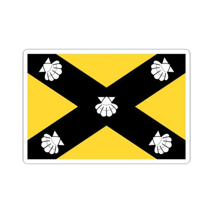 Flag of Isla Malta - STICKER Vinyl Kiss-Cut Decal 4 Inch White - The Sticker Space