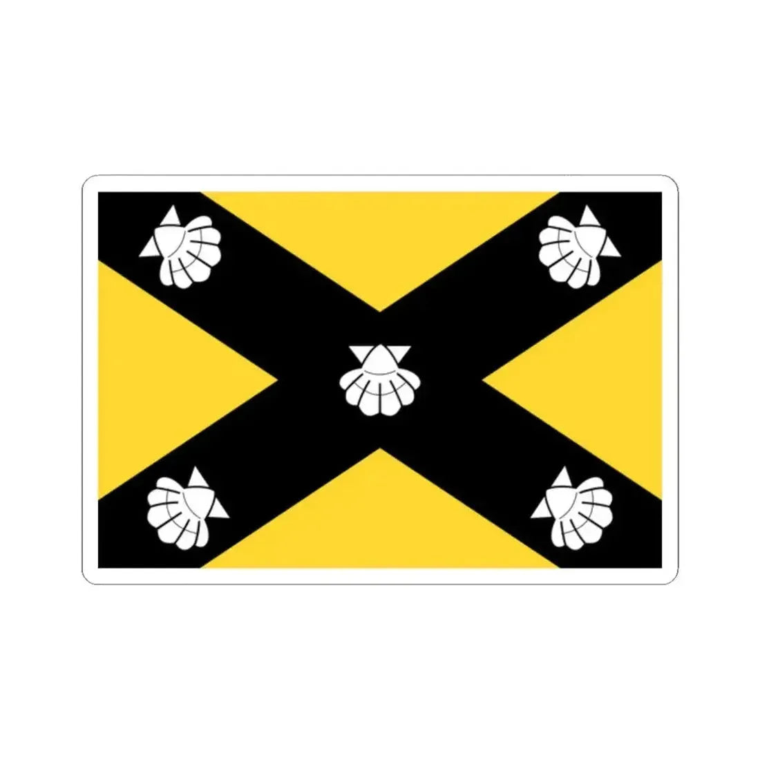 Flag of Isla Malta - STICKER Vinyl Kiss-Cut Decal - The Sticker Space